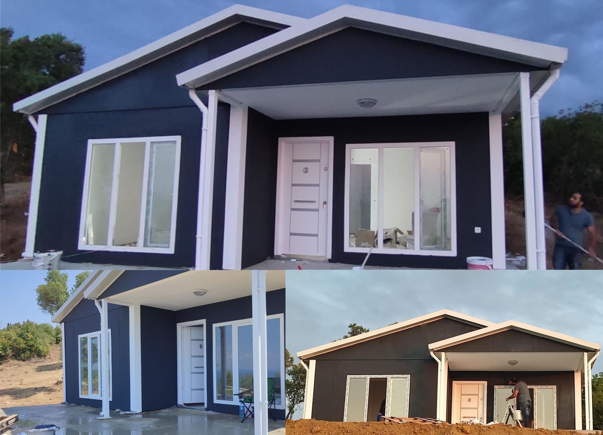 62m2.Tek Katlı Prefabrike Ev