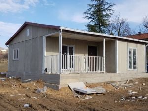 80m2.Tek Katlı Prefabrik Ev