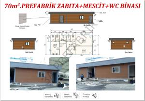 Zabıta Mescit Wc Binası 70m2