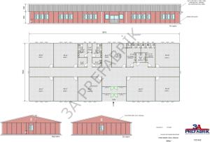 Prefabrik Okul Binası 529m2