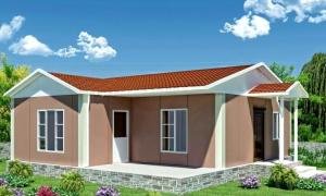 77m2.Tek Katlı Prefabrik Ev