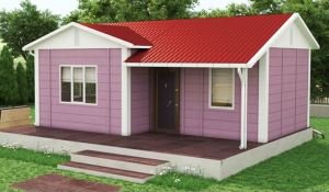 40m2.Prefabrike Ev-Fugalı