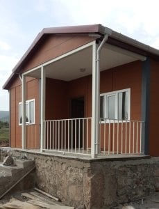 62m2.Tek Katlı Prefabrik Ev