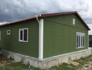 82m2. Tek Katlı Verandalı Prefabrik-3A Prefabrik