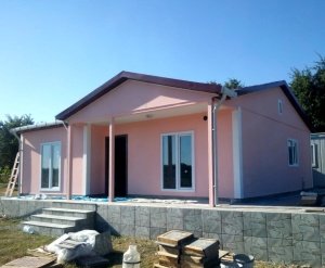 72m2.Bağ Bahçeye Prefabrik Ev