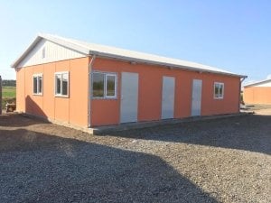 Prefabrike Yemekhane Şantiye Binası -99m2