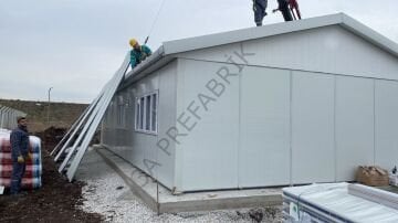Kamp  Şantiye Prefabrik Yatakhane Binası -369m2-3A Prefabrik