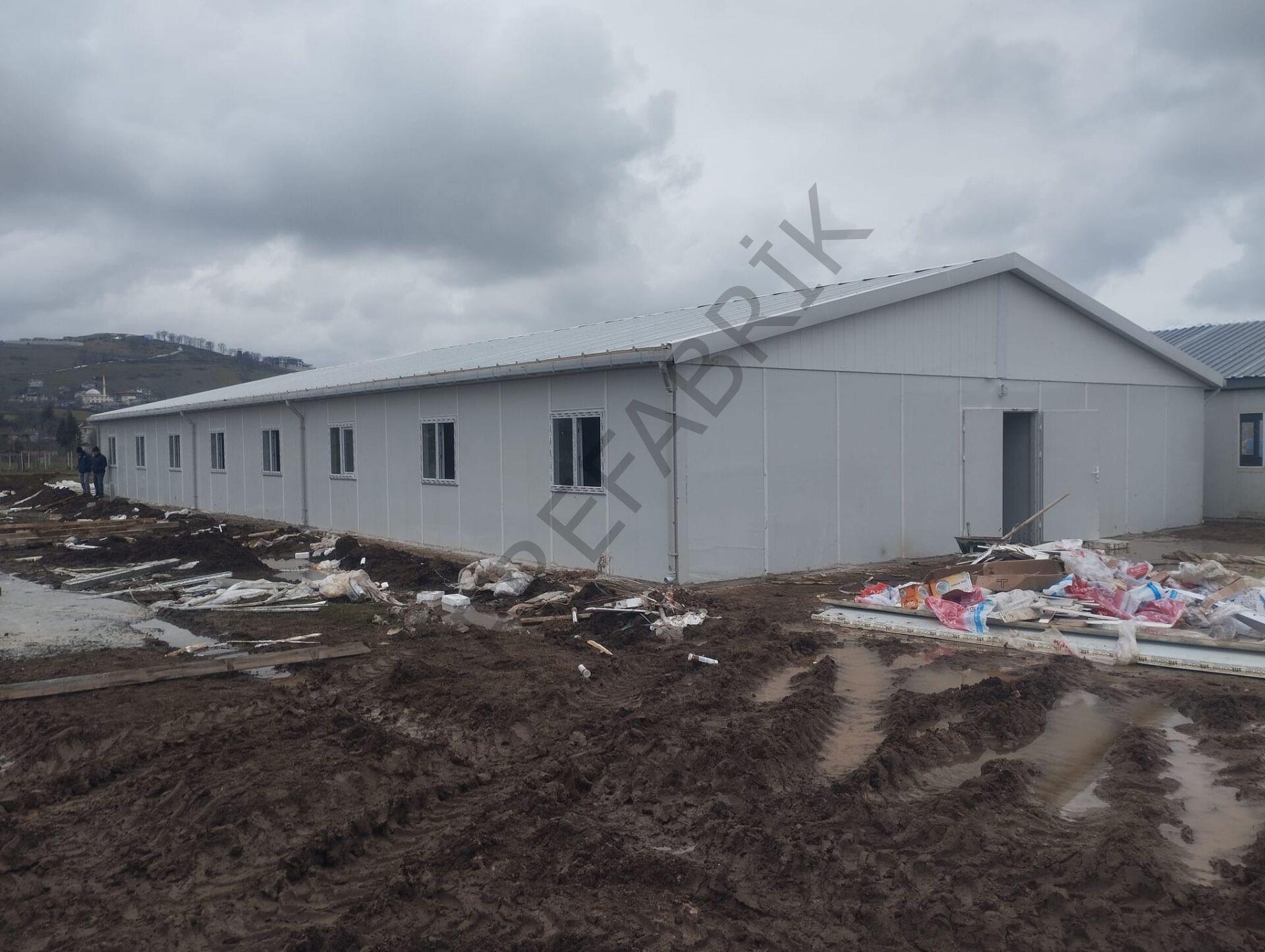 Kamp  Şantiye Prefabrik Yatakhane Binası -369m2-3A Prefabrik